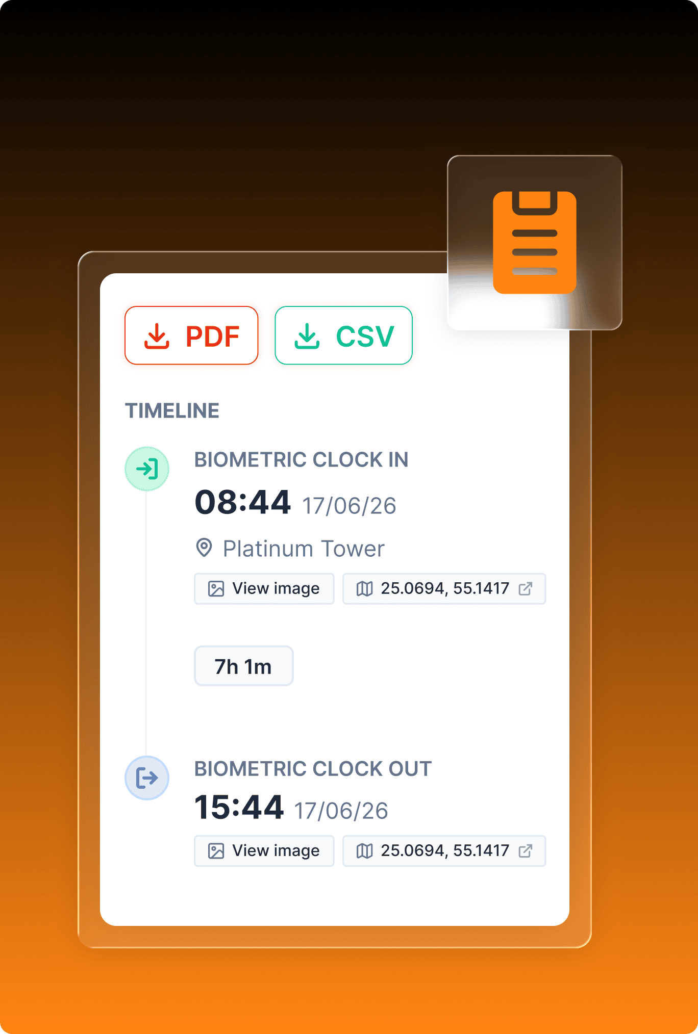 Automated shift reports