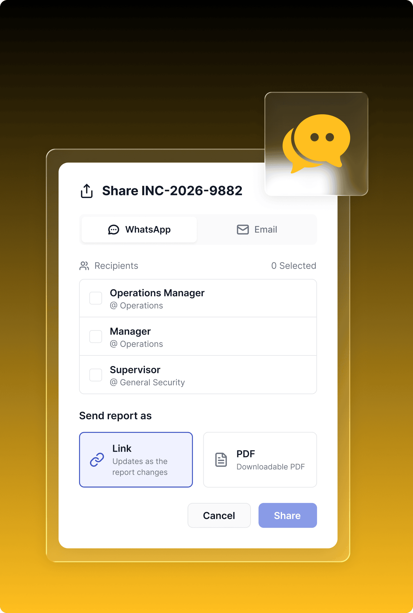 Client communication & updates