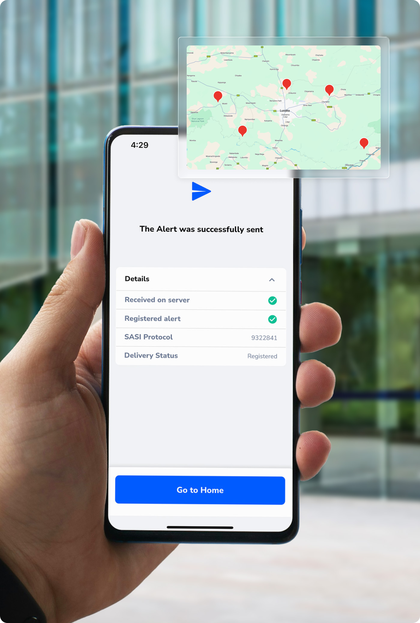 GPS geofenced check-in